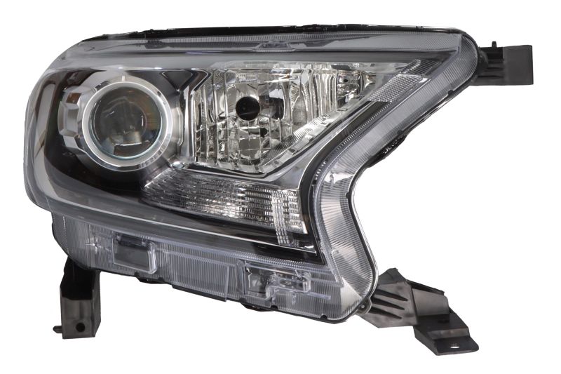 Far Dreapta DEPO Lampa Frontala H11/H15/PY21W/W5W Electric Mecanic Fara Motoras Negru Ford Ranger