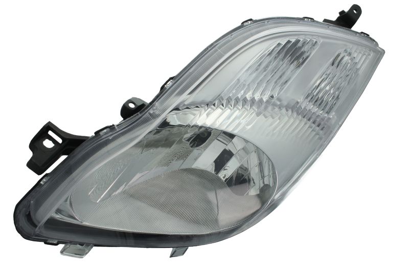 Lampa Frontala Stanga H4 Electric Fara Motoras Semnalizator Transparent Toyota Yaris 11.10 DEPO