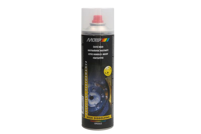 Solutie curatat frane 0,5L aerosol MOTIP degresare suprafete frana ambreiaje metalice 1 buc