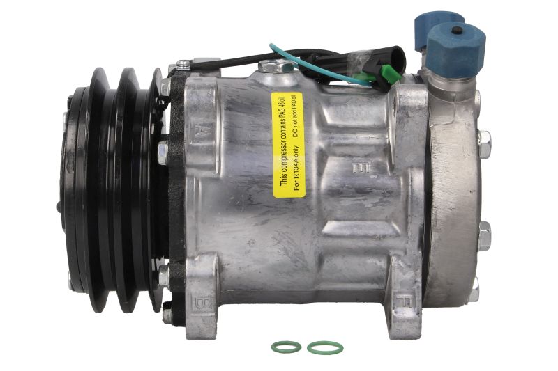 Compresor aer condiționat NISSENS SD7H15 24V R134a 125mm 2 caneluri PAG 46 170ml 155 capacitate