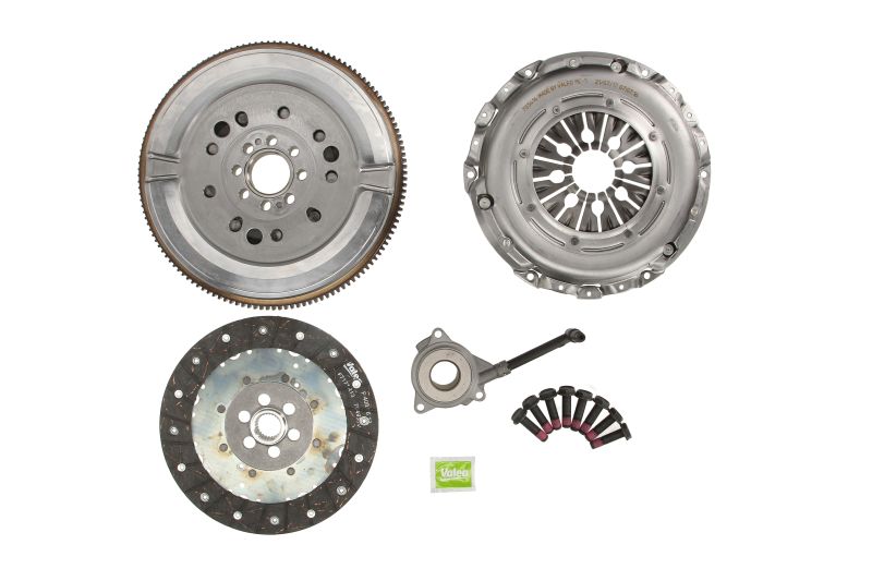 Set ambreiaj VALEO rulment volant masa dubla VW MULTIVAN V TRANSPORTER V 2.5D 241mm 04.03-11.09