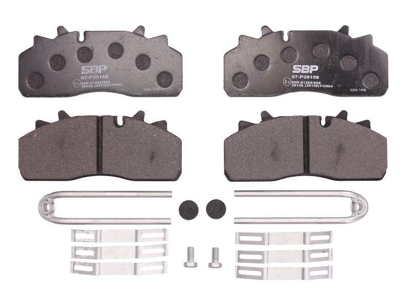 Set placute frana Spate SBP WABCO PAN 19-1 DAF CF, LF, LF 55 Frâne cu discuri Sistem de franare