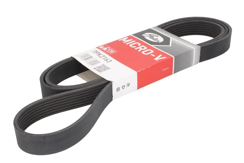 Curea transmisie caneluri GATES Multi-V-belt 7PK2163 Lungime 2163.0 mm Latime 24.9 mm 7 nervuri HONDA