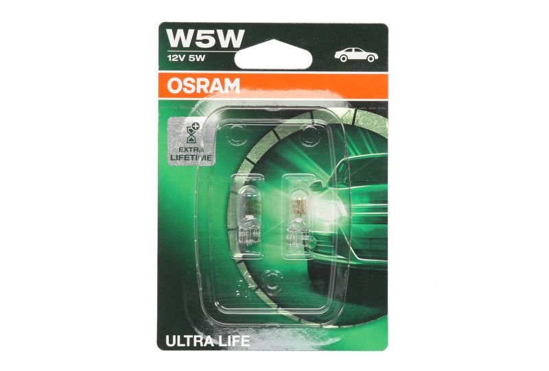 Bec incandescent OSRAM W5W 12V 5W W2,1X9,5D Ultra Life blister 2buc DS 3 4 5 IVECO DAILY IV V VI