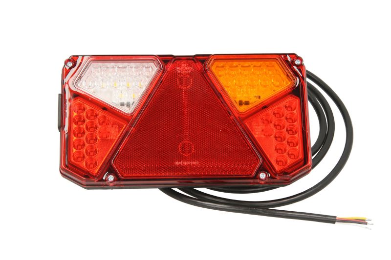 Stopuri spate WAS LED 12/24V indicator lumini ceata marsarier parcare reflector triunghiular lungime cablu 0,2m