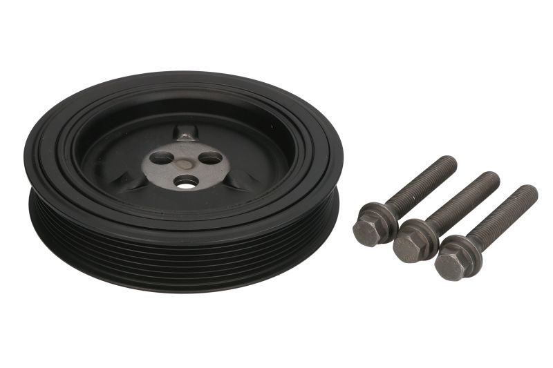 Fulie curea arbore cotit CORTECO 167mm diametru 26mm lățime 6 nervuri FIAT DUCATO FORD TRANSIT PEUGEOT BOXER