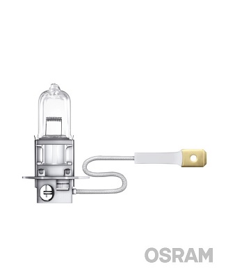 Bec far faza lunga OSRAM H3 12V 100W PK22S Super Bright halogen cutie 1buc fără certificare aprobare