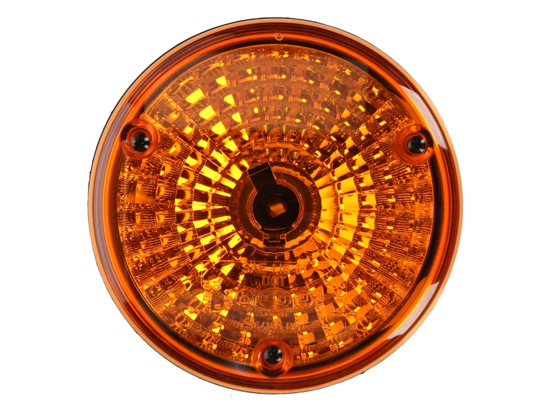 Semnalizator HELLA lampă indicatoare DAF FAUN VW Spate Stanga Dreapta Diametru 123mm Înălțime 83mm P21W 12V 24V Galben