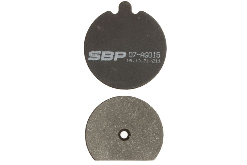 Set plăcuțe frână disc SBP JCB 3, 4 lățime 70.9 mm număr plăcuțe 2