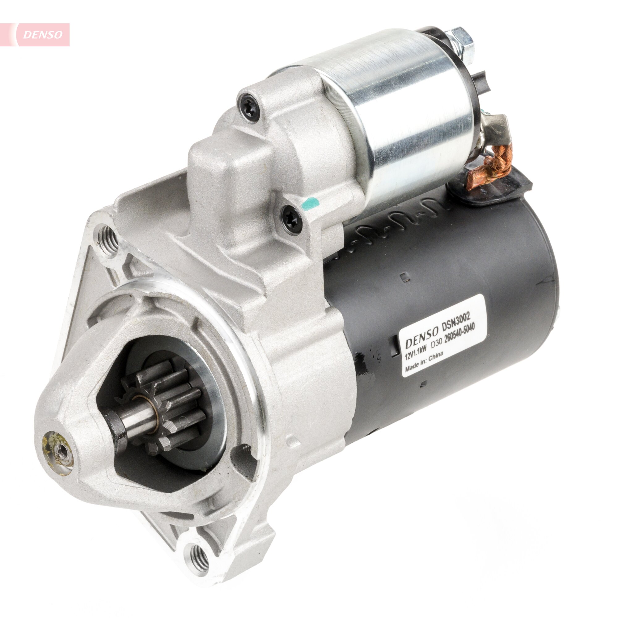 Demaror DENSO 12V 1.1kW 76mm 10 dinti 3 gauri Ford Fiesta V KA Street KA 1.3/1.6 09.96-11.08