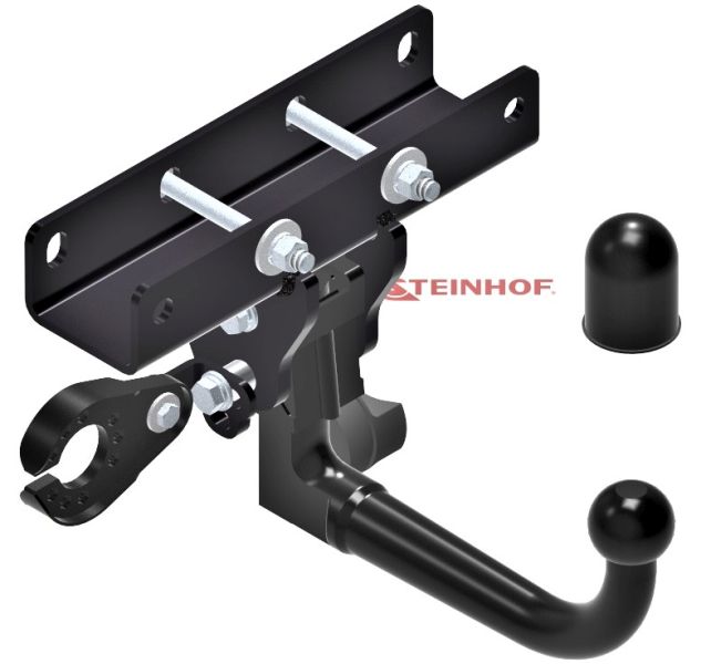 Modul Tractare Steinhof Cirlig Remorcare Detasabil Jeep Wrangler IV 11.17- Sarcina Maxima Mingea 160kg Remorcata 15.1kN Axa 3500kg