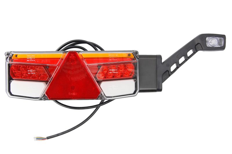 Stopuri spate LED 12/24V indicator lumini frana ceata mers inapoi parcare reflector triunghiular brat extensie WAS Dreapta