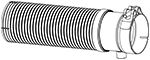 Racord evacuare DINEX teava esapament diametru 91mm/94mm lungime 341mm RVI MIDLUM DXi5 Renault Trucks