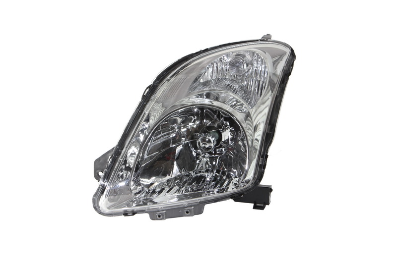 Far DEPO Stanga H4 Electric Fara Motoras Cromat Transparent Suzuki Swift III Lampa Frontala