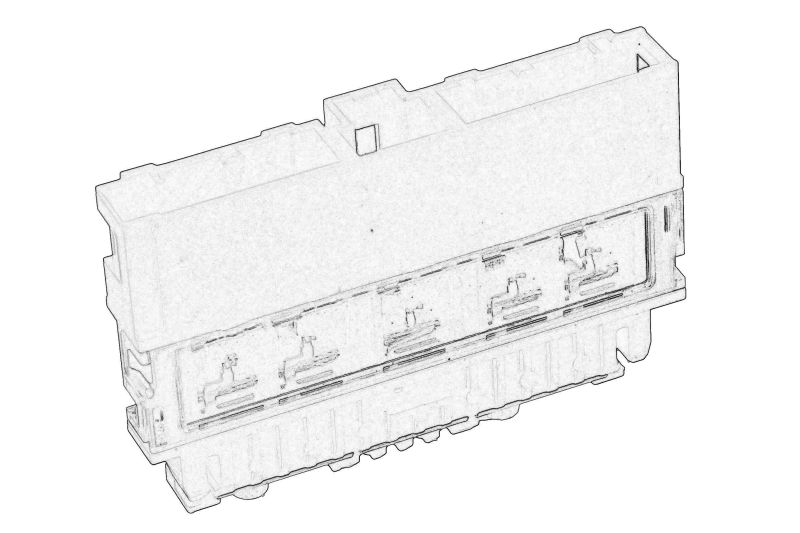 Clema pol baterie RENAULT Sabot cablu adaptor Sistem electric motor Acumulator Terminal + 24 38 0BB 50A