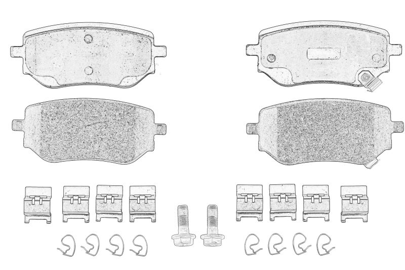 Set placute frana disc Spate OE MERCEDES X (470) 2.3D 09.17- Inaltime 47.9mm Latime 112.9mm Grosime 18.3mm Senzor uzura Da