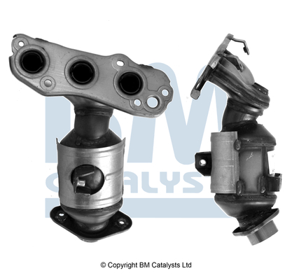 Convertor catalitic EURO 5/EURO 6 Nissan Micra IV Note 1.2 BM CATALYSTS 05.10- piesa omologare E9-103R norme EURO 6