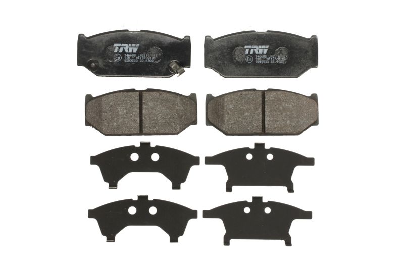 Set placute frana fata TRW SUZUKI SWIFT III IV 1.2-1.6 Inaltime 45.5mm Latime 108.5mm Grosime 15.0mm Senzor uzura Da