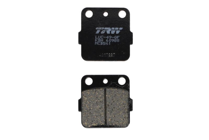 Set Placute Frana Fata/Spate TRW Organic 45x45,9x6,5mm Offroad/Route/Scooters Honda/Kawasaki/Suzuki 1987-2020