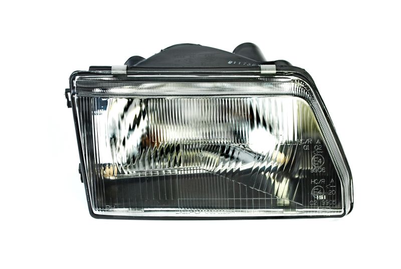 Far Dreapta DEPO FIAT CINQUECENTO H4/R2/W5W Electric Fara Motoras Halogen Culoare Insert Argintiu 1992-1995