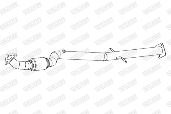 Teava esapament Fata 1300mm OPEL ASTRA J GTC CASCADA ZAFIRA C 1.4 12.09- WALKER