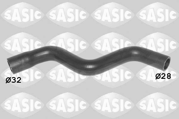 Furtun radiator SASIC EPDM superior dreapta FIAT PANDA 1.2/1.2CNG/1.2LPG 28mm/32mm 09.03-