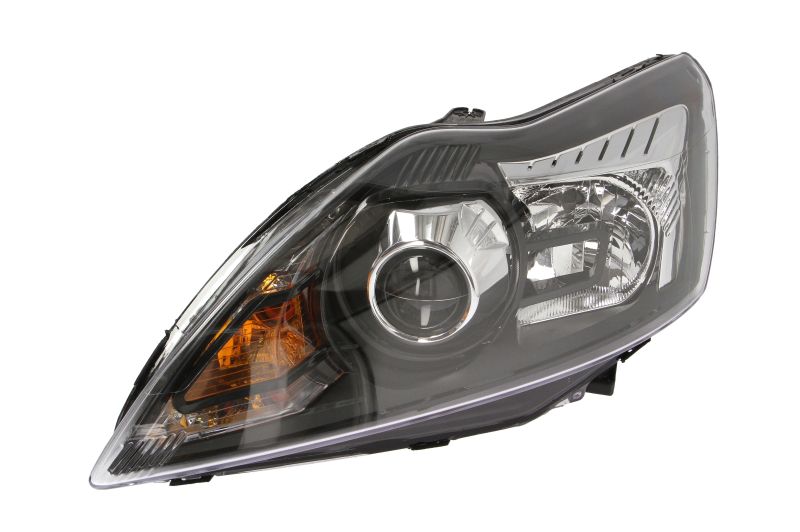 Far DEPO Lampa Frontala Stanga D1S/H1 Electric Motor Negru Semnalizator Galben Ford Focus II Kombi USA