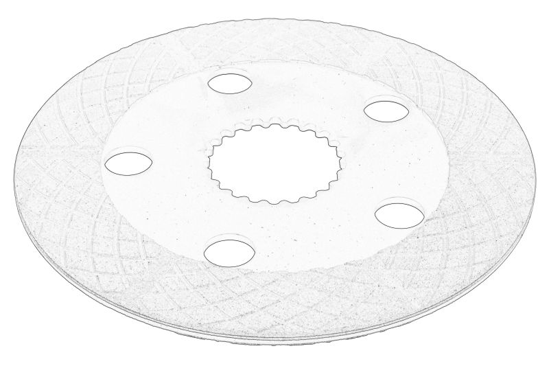 Disc frana original OE CASE Piesa originala OE CNH Sistem de franare Frâne cu discuri