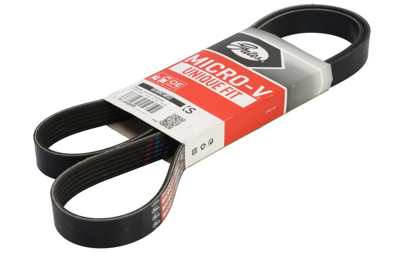 Curea transmisie cu caneluri GATES Multi-V-belt 6 nervuri 1405mm 21.4mm negru ALFA ROMEO GIULIETTA 1.8 09.13-10.18