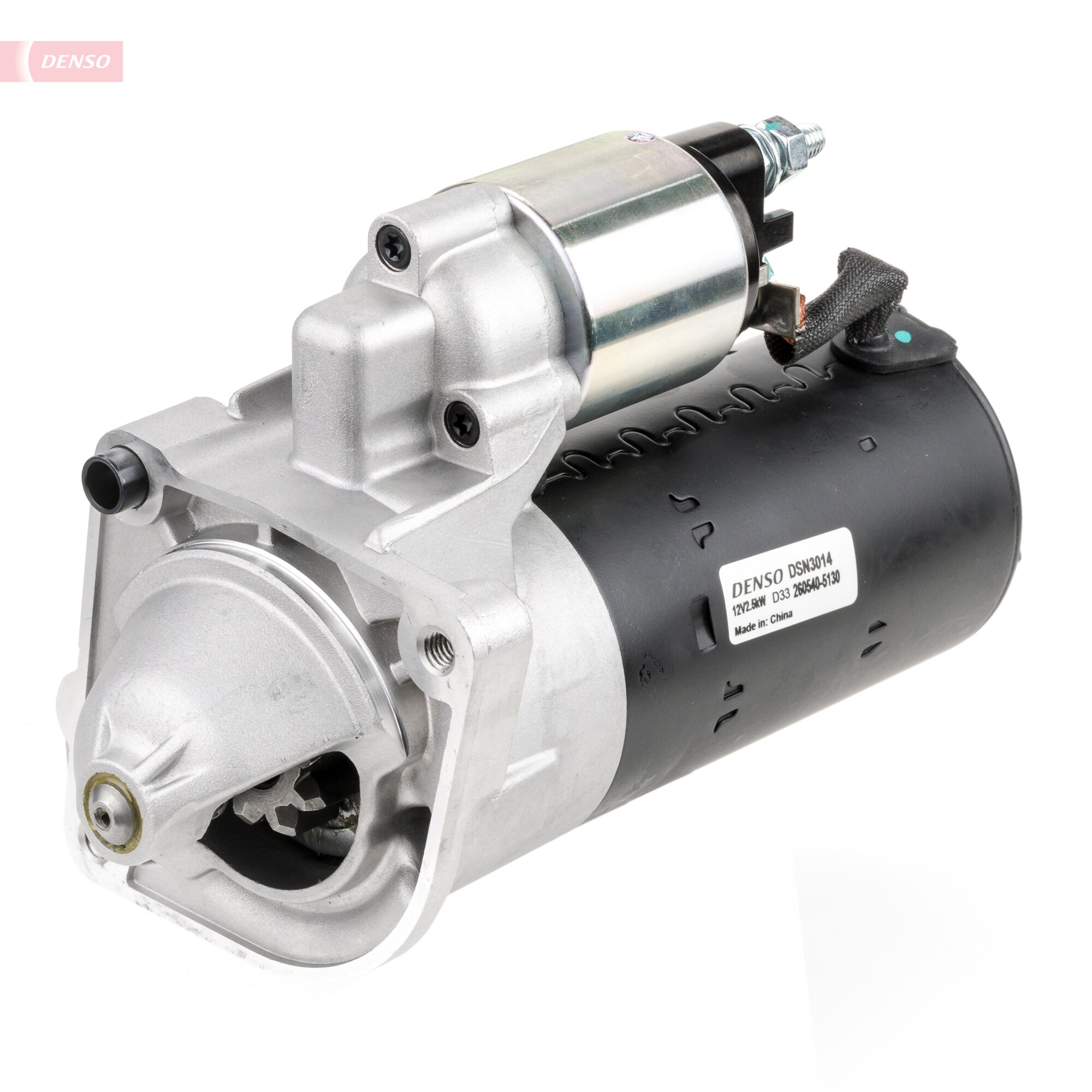 Demaror DENSO 12V 2.5kW 82mm 9 Dinti 3 Gauri CITROEN JUMPER FIAT DUCATO PEUGEOT BOXER 09.00-