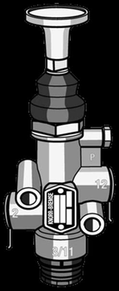 Valva presiune KNORR Sistem pneumatic Supapele sistemului pneumatic Valva de presiune 0,37 kg Index AE 4265