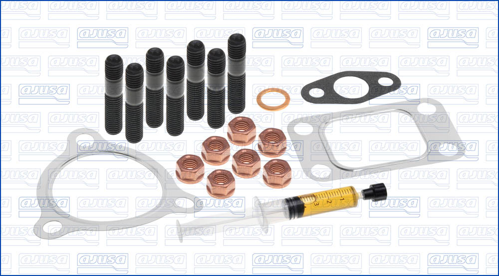 Set montaj turbocompresor AJUSA garnituri Audi 100 C3 C4 A6 C4 2.0D 2.5D 08.82-11.00 autoblocare