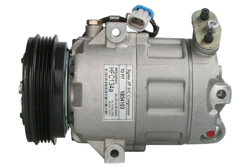 Compresor aer condiționat NRF OPEL ASTRA G 1.7D 02.98-04.05 CVC PAG 46 R134a 12V 109mm 3 găuri 4 caneluri 150ml