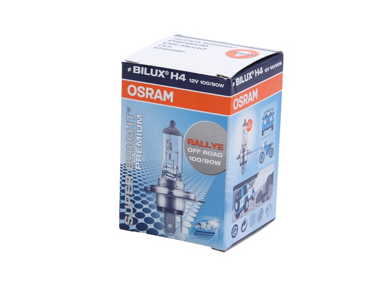 Bec far principal OSRAM H4 12V 90/100W P43T Super Bright fără certificare aprobare halogen cutie 1buc