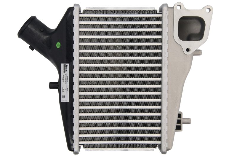 Intercooler compresor NISSENS Honda CR-V III 2.2D aluminiu 150mm x 254mm x 62mm racit cu aer