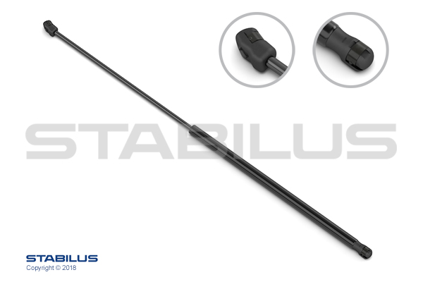 Amortizor portbagaj STABILUS Chrysler 300C Combi 09.04-12.10 Dreapta/Stanga lungime maxima 433.5mm SUV 123mm