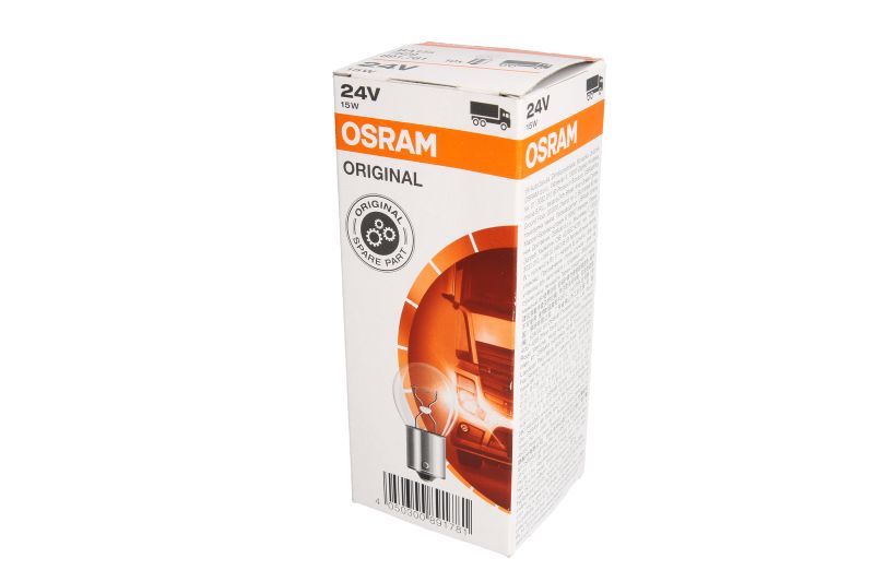 Bec semnalizator OSRAM 24V 15W BA15S Standard cutie 10 bucăți pentru iluminare auto