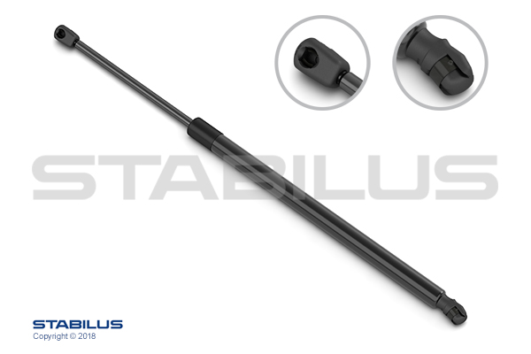 Amortizor portbagaj STABILUS, arc gaz max lungime 525mm, SUV 186mm, compatibil SKODA FABIA IV LIFTBACK 06.21-