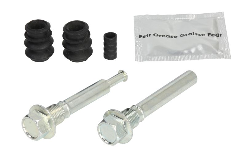 Set Bucși Ghidaj Etrier Frână QUICK BRAKE Kit Reparare KIA CARENS I CLARUS RIO 1.3-2.0 07.96- Montare Față Dreapta/Stânga 2 Bucăți