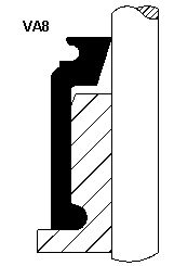 Etansare supape CORTECO FPM 9mm x 13.4mm x 15.9mm x 13.85mm partea de admisie