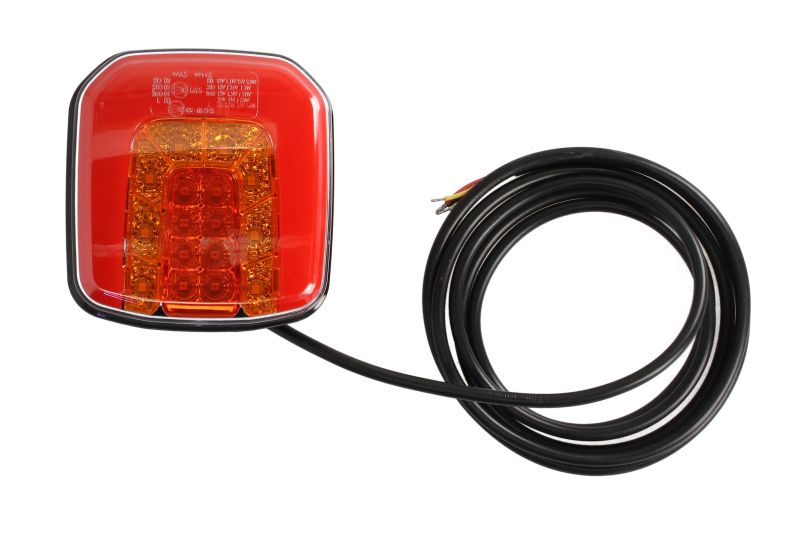 Stopuri spate WAS LED 12/24V indicator lumina frana parcare fara reflector cablu 0,2m rezistor sarcina indicator dreapta/stanga IP66/IP68 rosu/portocaliu