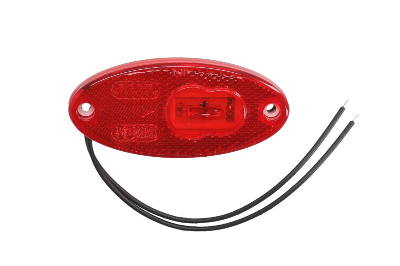 Lampă de Poziţie LED Roşu Lacrima 2-Diode 12-24V WAS Dreapta/Stanga