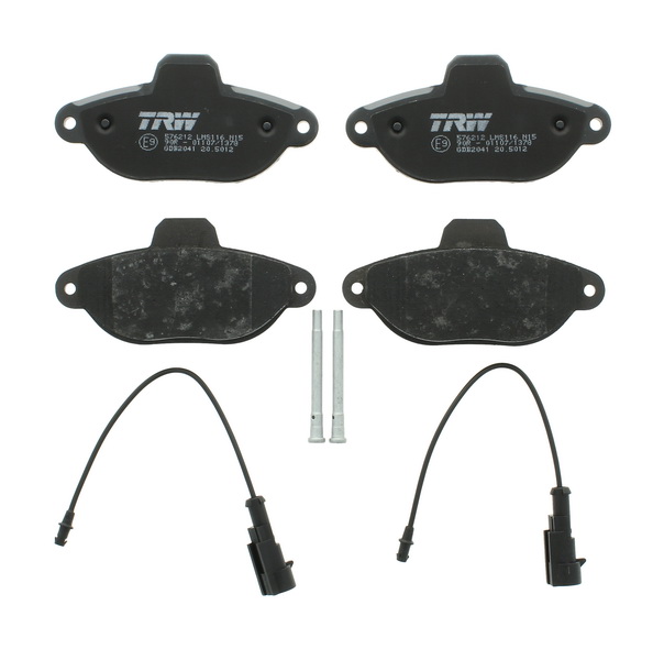 Set placute frana Fata TRW FIAT PANDA PUNTO SEICENTO FORD KA 0.9/1.1/1.2 Inaltime 55.4mm Latime 114.9mm Grosime 16.8mm