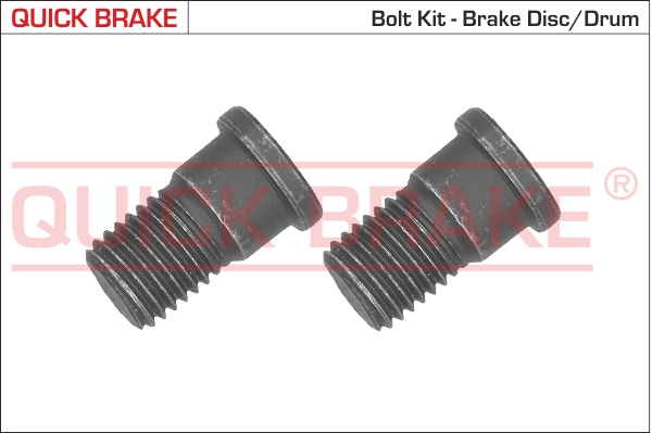 Surub Disc Frana QUICK BRAKE Fata/Spate M10x1,25x19 Lungime Filet 19mm Set 2 Bucati ALFA ROMEO FIAT JEEP