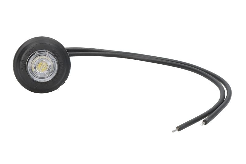 Lumină Clarificare WAS LED Alb Runda 12/24V IP66/IP68 Lungime Cablu 220mm Diametru Montaj 60mm