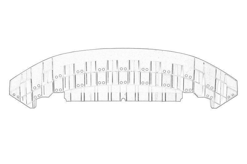 Suport Tampon Fata Inferior Bumper Reinforcement SKODA SUPERB II 1.4-3.6 03.08-05.15 OE SKODA