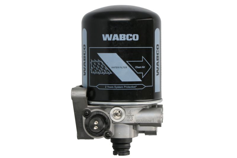 Uscator aer sistem compresor WABCO separator lichide 8.5 bar supapa reglare presiune 24V baioneta