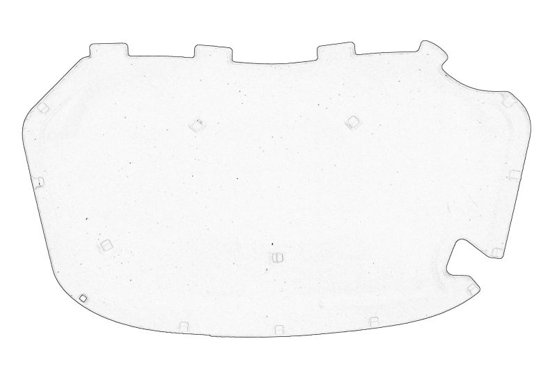 Material amortizare zgomot nisa motor Izolarea fonica capac motorului OE SKODA SUPERB II 03.08-05.15