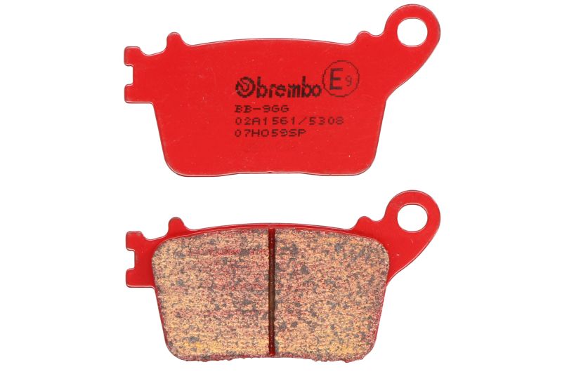 Set placute frana disc BREMBO Spate Honda 77.2mm Lungime 41.7mm Inaltime 8.9mm Grosime Sinterizat Traseu