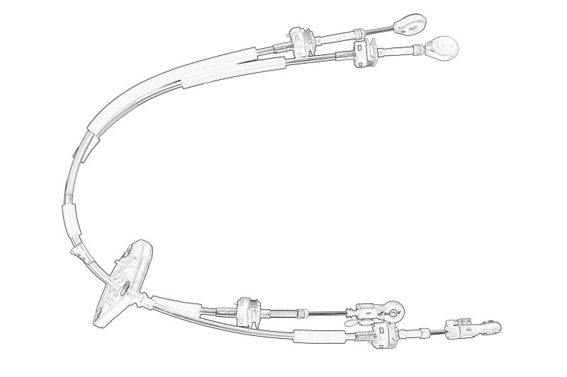Cablu schimbator viteze FIAT PANDA 0.9/1.2 02.12- Sistem tracţiune Cutie viteze manuală